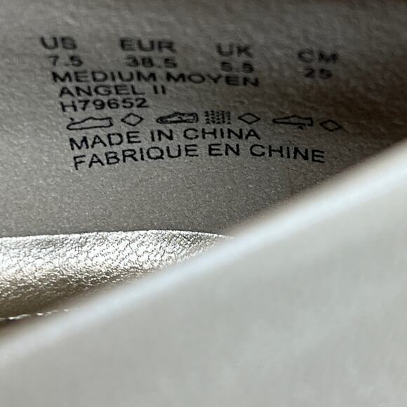 Soft Style Angel II H79652 Bone Smooth Upper Round Closed Toe Pumps 7.5 Shoes - Picture 8 of 11